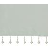 Madison Park Emilia Faux Silk Valance, DIY Twist Tab Top Finish with Beads, Window Valance Curtain for Living Room, Bedroom and Dorm, 26″L x 50″W, Blush(Dusty Aqua)