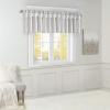 Madison Park Emilia Faux Silk Valance, DIY Twist Tab Top Finish with Beads, Window Valance Curtain for Living Room, Bedroom and Dorm, 26″L x 50″W, Blush(Silver)