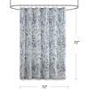 Madison Park Essentials Sofia Shower Curtain, Luxurious Botanical Print, Modern Serene Bathroom Décor, Machine Washable Bath Privacy Screen, 72×72, Multi Blue and Gray(72″W x 72″L (Pack of 1))