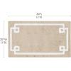 Madison Park Evan Cotton Tufted Washable Bath Mat , Luxury Solid Bathroom Rugs , 20″ x 30″ , Grey(Taupe)