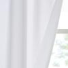 Madison Park Galen Basketweave 2-Panel Pack Window Curtain, Room Darkening, Grommet Top Easy to Hang, Fits up to 1.25″ Diameter Rod, 40″ W x 84″ H Ivory(Basketweave White)
