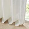Madison Park Galen Basketweave 2-Panel Pack Window Curtain, Room Darkening, Grommet Top Easy to Hang, Fits up to 1.25″ Diameter Rod, 40″ W x 84″ H Ivory(Linen Blend Ivory)