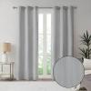 Madison Park Galen Basketweave 2-Panel Pack Window Curtain, Room Darkening, Grommet Top Easy to Hang, Fits up to 1.25″ Diameter Rod, 40″ W x 84″ H Ivory(Basketweave Grey)