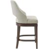 Madison Park Jillian Cream Counter Stool with Swivel Seat MP104-1074
