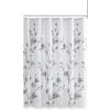Madison Park Magnolia Shower Curtain, Luxurious Botanical Floral Print, Modern Serene Bathroom Décor, Machine Washable Bath Privacy Screen, 72×72, Aqua(Aqua)