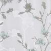 Madison Park Magnolia Shower Curtain, Luxurious Botanical Floral Print, Modern Serene Bathroom Décor, Machine Washable Bath Privacy Screen, 72×72, Aqua(Aqua)