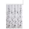Madison Park Magnolia Shower Curtain, Luxurious Botanical Floral Print, Modern Serene Bathroom Décor, Machine Washable Bath Privacy Screen, 72×72, Aqua(Purple)