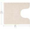 Madison Park Marshmallow Bathroom Rug Non Slip, Luxrurious Plush Bath Mat, Absorbent, Quick Dry, Spa Design Bath Room Décor, 24×40, Grey(Natural)