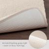 Madison Park Marshmallow Bathroom Rug Non Slip, Luxrurious Plush Bath Mat, Absorbent, Quick Dry, Spa Design Bath Room Décor, 24×40, Grey(Natural)