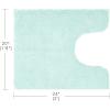 Madison Park Marshmallow Bathroom Rug Non Slip, Luxrurious Plush Bath Mat, Absorbent, Quick Dry, Spa Design Bath Room Décor, 24×40, Grey(Seafoam)