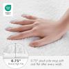 Madison Park Marshmallow Bathroom Rug Non Slip, Luxrurious Plush Bath Mat, Absorbent, Quick Dry, Spa Design Bath Room Décor, 24×40, Grey(White)
