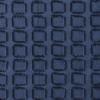 Madison Park Metro Bathroom Shower, Textured Woven Clipped Design Modern Mid-Century Privacy Bath Fabric Curtains, 72″x72″, Sand(Navy)