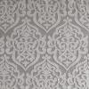 Madison Park Odette Fabric Shower Curtain Luxe Textured Jacquard, Damask Medallion Machine Washable Modern Home Bathroom Decor, Bathtub Privacy Screen, 72″ x 72″, Silver(Silver/Sliver)