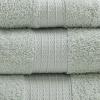 Madison Park Organic 100% Cotton Bathroom Towel Set, Hotel & Spa Quality Highly Absorbent, Quick Dry, Include for Shower, Handwash & Facial Washcloth, Multi-Sizes, Seafoam(Seafoam)