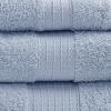 Madison Park Organic 100% Cotton Bathroom Towel Set, Hotel & Spa Quality Highly Absorbent, Quick Dry, Include for Shower, Handwash & Facial Washcloth, Multi-Sizes, Seafoam(Blue)