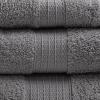Madison Park Organic 100% Cotton Bathroom Towel Set, Hotel & Spa Quality Highly Absorbent, Quick Dry, Include for Shower, Handwash & Facial Washcloth, Multi-Sizes, Seafoam(Charcoal)