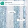 Madison Park Reversible Spa Rug 100%-Cotton Striped Ultra Soft Water Fast Bath Non-Slip Absorbent Quick Dry Mats for Tub, Shower Room, and Bathroom, 20×30, Taupe (Pack of 1)(Blue)