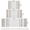 Madison Park Reversible Spa Rug 100%-Cotton Striped Ultra Soft Water Fast Bath Non-Slip Absorbent Quick Dry Mats for Tub, Shower Room, and Bathroom, 20×30, Taupe (Pack of 1)(Taupe)