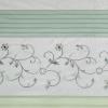 Madison Park Serene Flora Fabric Shower Curtain, mbroidered Transitional Shower Curtains for Bathroom, 72″ x 72″, Red(Aqua)