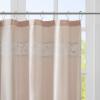 Madison Park Serene Flora Fabric Shower Curtain, mbroidered Transitional Shower Curtains for Bathroom, 72″ x 72″, Red(Blush)
