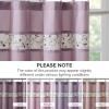 Madison Park Serene Flora Fabric Shower Curtain, mbroidered Transitional Shower Curtains for Bathroom, 72″ x 72″, Red(Purple)