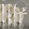 Madison Park Shower Curtain, Bird & Leaf Print, Farmhouse Shower Curtain for Bathroom, Modern Country Bathroom Décor, Machine Washable, Cotton Shower Curtain, Quincy, 72×72″ Khaki