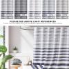 Madison Park Shower Curtain Spa Waffle Weave Shower Curtain for Bathroom 3M Scotchgard Moisture Management, Spa Quality Modern Shower Curtains for Bathroom, Standard 72×72 Taupe Ombre(Ombre Blue)