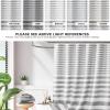 Madison Park Shower Curtain Spa Waffle Weave Shower Curtain for Bathroom 3M Scotchgard Moisture Management, Spa Quality Modern Shower Curtains for Bathroom, Standard 72×72 Taupe Ombre(Ombre Grey)