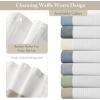 Madison Park Shower Curtain Spa Waffle Weave Stall Shower Curtain for Bathroom 3M Scotchgard Moisture Management, Spa Quality Modern Shower Curtains for Bathroom, Stall 36×72” Taupe(Stripe Taupe)