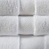 Madison Park Signature Splendor Luxury 100% Cotton Bathroom Towel Set – Soft, Plush 1000 GSM Heavyweight Hotel Quality, Zero Twist, Highly Absorbent, Quick Dry, Multi Sizes, White 6 Piece(White)