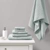 Madison Park Spa Waffle 100% Cotton Luxurious Towel Set, Premium Texture Waffle Weave, Highly Absorbent, Quick Dry, Hotel & Spa Quality Wash Clothes for Bathroom, Assorted Sizes, Seafoam 6 Piece(Seafoam)