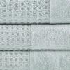 Madison Park Spa Waffle 100% Cotton Luxurious Towel Set, Premium Texture Waffle Weave, Highly Absorbent, Quick Dry, Hotel & Spa Quality Wash Clothes for Bathroom, Assorted Sizes, Seafoam 6 Piece(Seafoam)