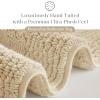 Madison Park Splendor Reversible 100% Cotton Tufted Bathroom Rug-3000 GSM Hotel Quality Luxurious Plush Medium Pile Bath Mat Absorbent, Quick Dry, Shower Room Décor, 20×30 Natural(Natural)