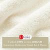 Madison Park Turkish 100% Cotton 600Gsm Luxury Premium Thick Soft Absorbent Hotel Bathroom Towel Set Shower Hand Face Washcloths, Assorted Sizes, Natural 6 Piece(Natural)