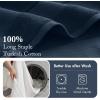 Madison Park Turkish 100% Cotton 600Gsm Luxury Premium Thick Soft Absorbent Hotel Bathroom Towel Set Shower Hand Face Washcloths, Assorted Sizes, Natural 6 Piece(Navy)
