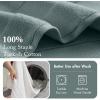 Madison Park Turkish 100% Cotton 600Gsm Luxury Premium Thick Soft Absorbent Hotel Bathroom Towel Set Shower Hand Face Washcloths, Assorted Sizes, Natural 6 Piece(Blue)