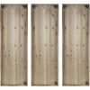 Madison Park Wall Art Living Room Décor – Geometric Design Natural Wooden Frame, Home Accent Bathroom Decoration Ready to Hang Panels for Bedroom, 12.6″W x 36.81″H x 1.18″D, Natural 3 Piece(Natural)
