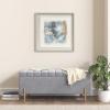 Madison Park Wall Art Living Room Décor Abstract Reveal Canvas In Gold Metal Frame, Home Accent Modern Inspired Dining, Bathroom Decoration Ready to Hang Painting for Bedroom, 27.8″W x 31.8″H, Multi(Blue)