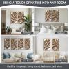 Madison Park Wall Décor for Living Room – Birch Botanical Two-Tone, Home Accent Modern Kitchen Dining Decoration, Ready to Hang 2-Piece Wood Panel Set for Bedroom, 16″W x 32″H, Monstera(Monstera)