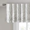Madison Park White Curtains For Living room , Transitional Rod Pocket Curtains For Bedroom , Embroidered Andora Back Tab Fabric Window Curtains , 50″ x 84″, 1-Panel Pack(White)
