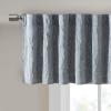 Madison Park White Curtains For Living room , Transitional Rod Pocket Curtains For Bedroom , Embroidered Andora Back Tab Fabric Window Curtains , 50″ x 84″, 1-Panel Pack(Blue)