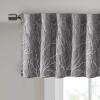 Madison Park White Curtains For Living room , Transitional Rod Pocket Curtains For Bedroom , Embroidered Andora Back Tab Fabric Window Curtains , 50″ x 84″, 1-Panel Pack(Grey)