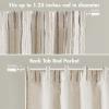Madison Park Window Curtain for Living Room Geometric Print Tufted Accent Modern Curtain Window Light Blocking Living Room Drape for Bedroom, 1-Panel Pack Fits 1.25″ Rod, Samara, 50×95 White/Brown(Natural)