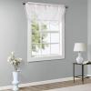 Sheer Curtain Irina Embroidered Kitchen, Transitional Fabric Sheers Single Curtain for Living Room Light Privacy Curtain Diffusing Sunlight, 1-Panel Pack, 50″ x 95″, White(White)