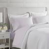 Madison Park Cotton Sheet Set, Soft & Breathable 500TC Egyptian Cotton Sheets, All Seaons Elastic Deep Pockect Sheet Set, Lightweighted 100% Egyptian Bed Sheets, Queen Grey 4 Piece(Lilac)