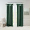 Madison Park Emilia Faux Silk Valance, DIY Twist Tab Top Finish with Beads, Window Valance Curtain for Living Room, Bedroom and Dorm, 26″L x 50″W, Blush(Green)