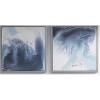 Madison Park Ethereal Wall Art Living Room Décor – Frame Modern Abstract Stretched, Gel Coated Canvas Entry Way Decoration, Ready to Hang Painting for Bedroom, 23.5″W x 29.5″H x 1.625″D, Blue 2 Piece(Contemporary)