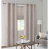 Madison Park Galen Basketweave 2-Panel Pack Window Curtain, Room Darkening, Grommet Top Easy to Hang, Fits up to 1.25″ Diameter Rod, 40″ W x 84″ H Ivory(Basketweave Taupe)