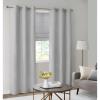 Madison Park Galen Basketweave 2-Panel Pack Window Curtain, Room Darkening, Grommet Top Easy to Hang, Fits up to 1.25″ Diameter Rod, 40″ W x 84″ H Ivory(Basketweave Grey)