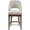Madison Park Jillian Cream Counter Stool with Swivel Seat MP104-1074